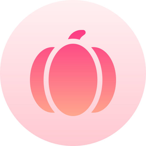 Pumpkin Basic Gradient Circular icon