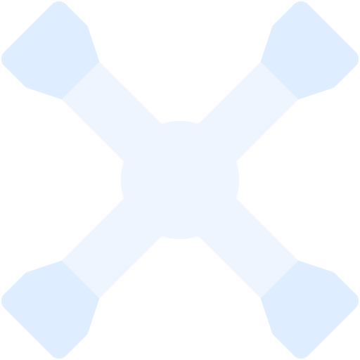 Крест гаечный ключ Generic Flat иконка