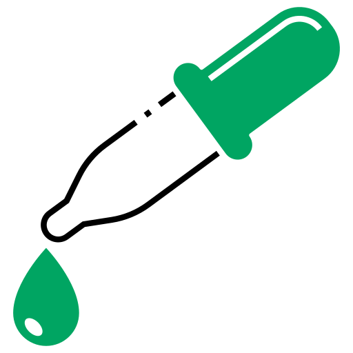 Pipette Generic Fill & Lineal icon