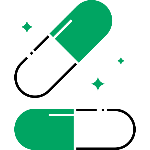 pastillas Generic Fill & Lineal icono