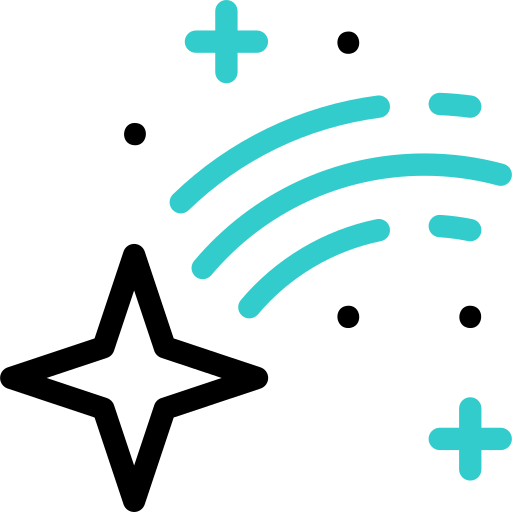 estrella fugaz Basic Accent Outline icono