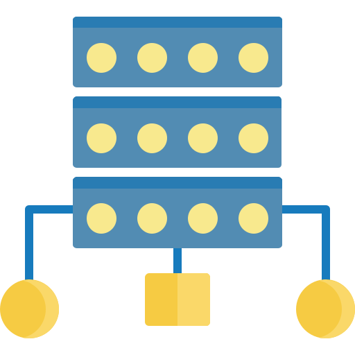 estrutura de dados Generic Flat Ícone