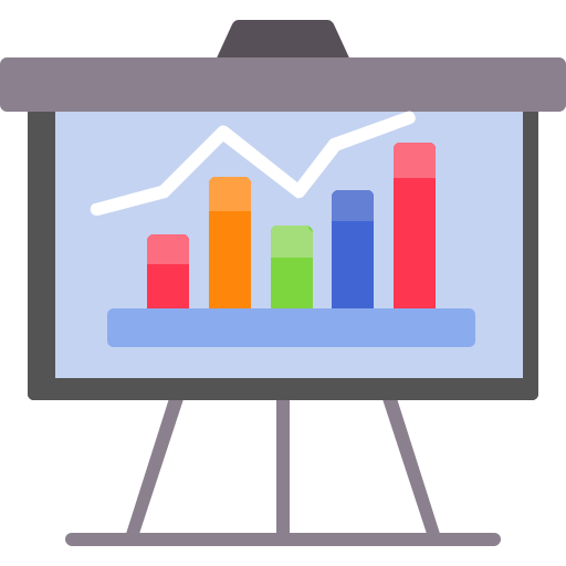 gráfico de negócios Generic Flat Ícone