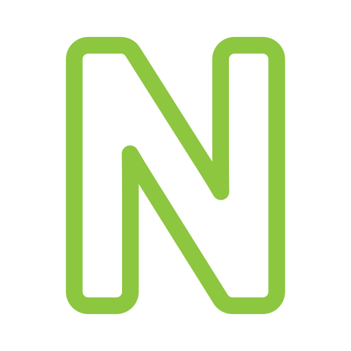 Letter N Generic Simple Colors icon