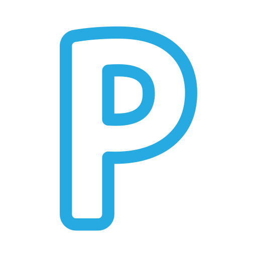 Letter P Generic Simple Colors icon