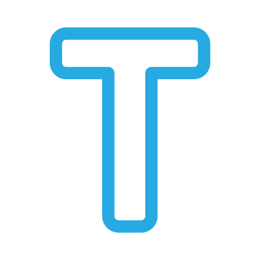 Letter T  Generic Simple Colors icon