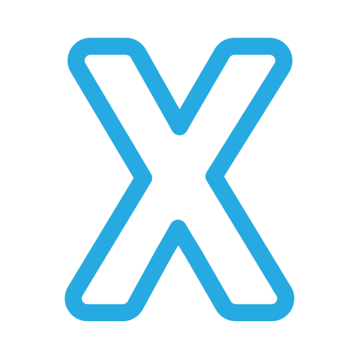 Letter x Generic Simple Colors icon