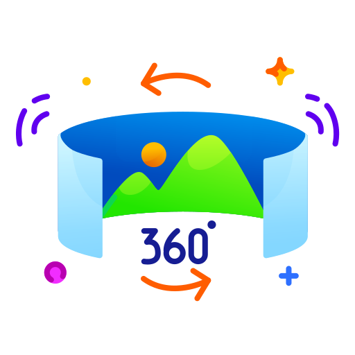 360 view Generic Flat Gradient icon