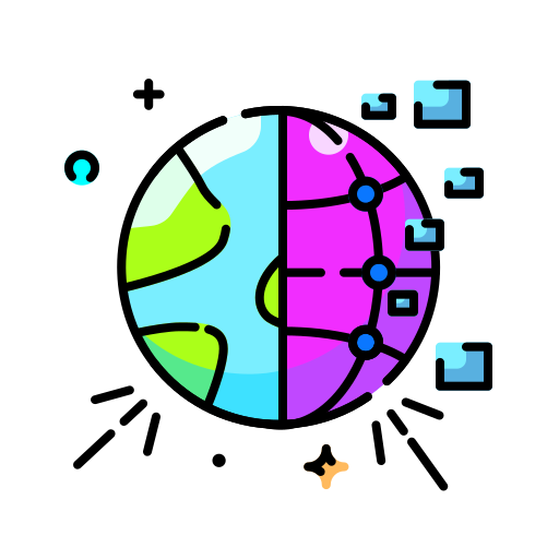 Virtual World Generic Outline Color icon