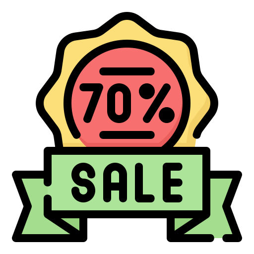 Sale Generic Outline Color icon