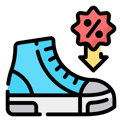 sneaker Generic Outline Color icon