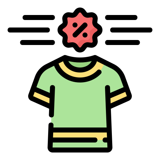 tシャツ Generic Outline Color icon