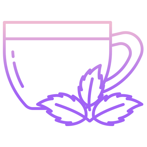 herbata miętowa Generic gradient outline ikona