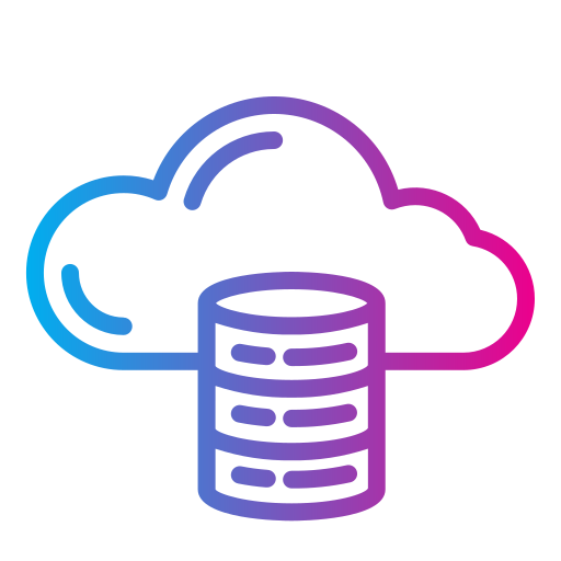 Cloud storage Generic Gradient icon