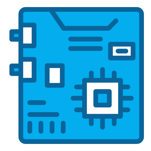 Motherboard Generic Blue icon