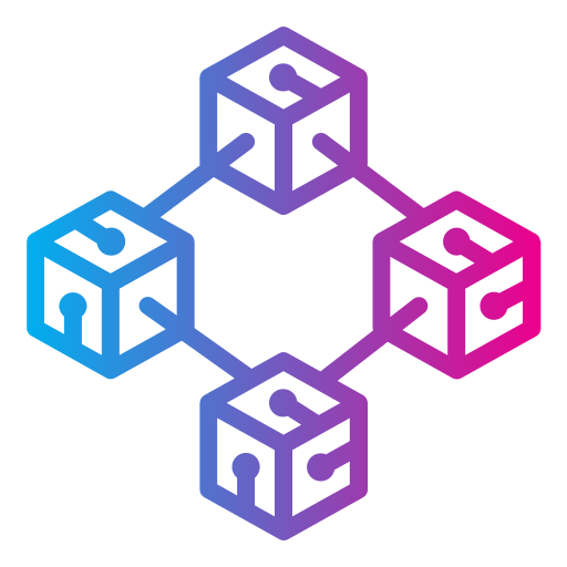 blockchain Generic Gradient ikona