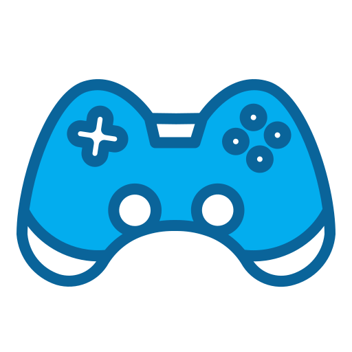 Game console Generic Blue icon