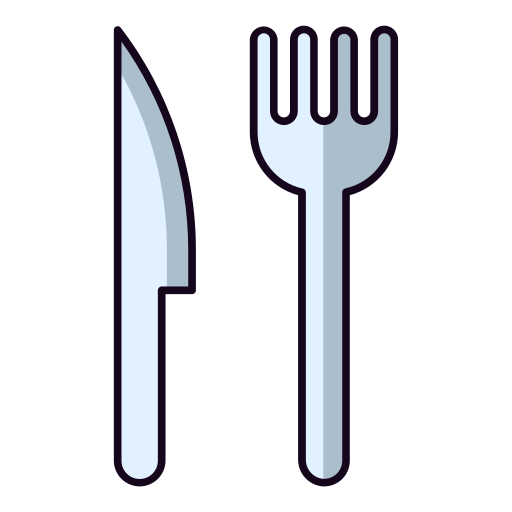 Cutlery Generic Outline Color icon