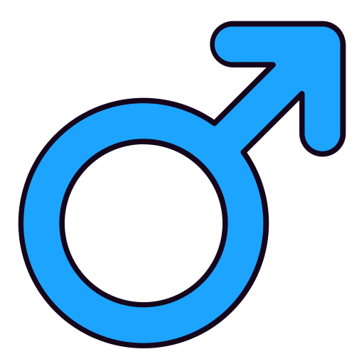남성 Generic Outline Color icon