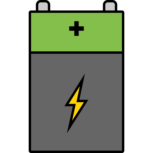 batteria ecologica Generic Outline Color icona