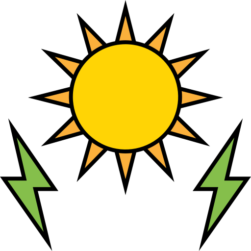 energia solar Generic Outline Color Ícone