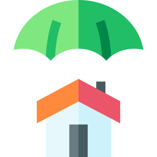 재산 보험 Basic Straight Flat icon