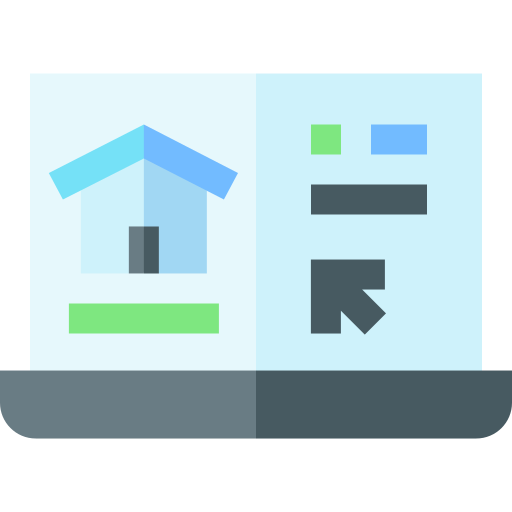 노트북 Basic Straight Flat icon