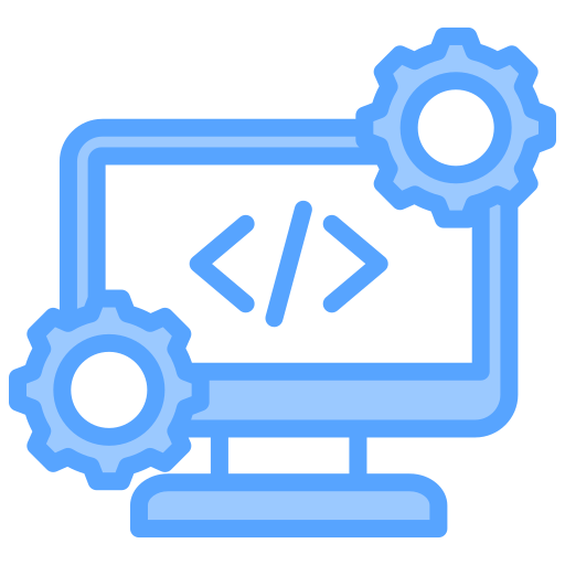 ソフトウェア開発 Generic Blue icon