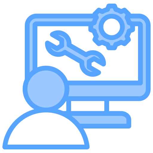 ingeniero de software Generic Blue icono