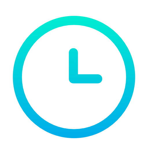 zegar ścienny Kiranshastry Gradient ikona