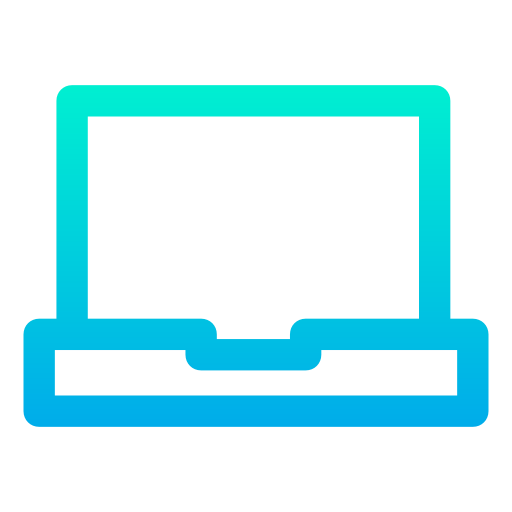 laptop Kiranshastry Gradient icoon