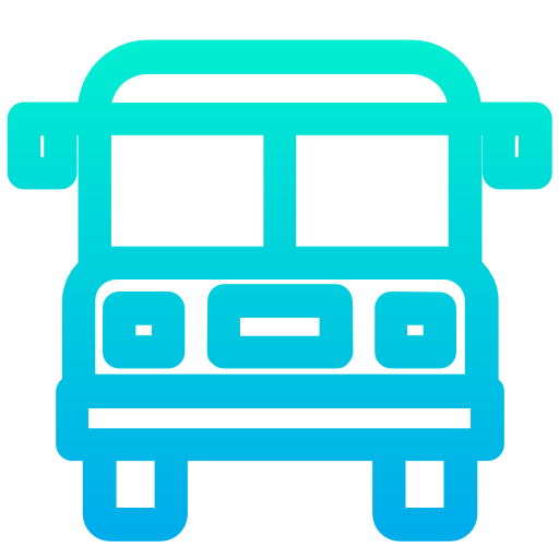 autobus Kiranshastry Gradient Icône