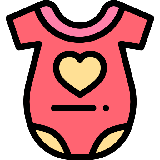 vêtements de bébé Detailed Rounded Lineal color Icône