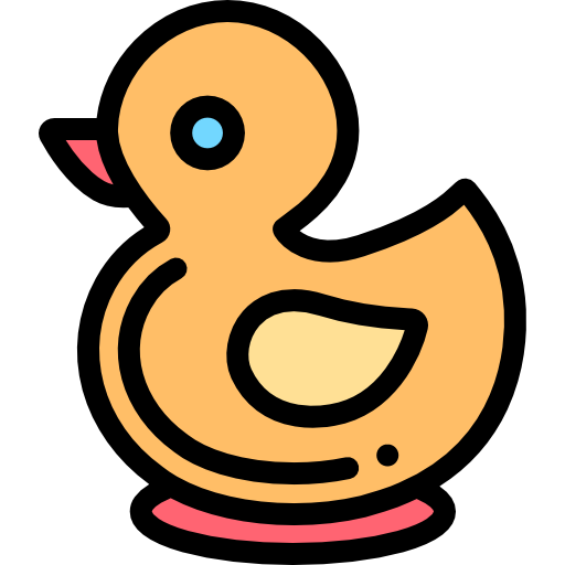 Duck Detailed Rounded Lineal color icon