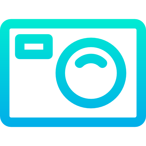 aparat fotograficzny Kiranshastry Gradient ikona