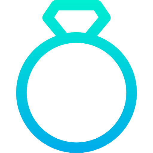 pierścionek zaręczynowy Kiranshastry Gradient ikona