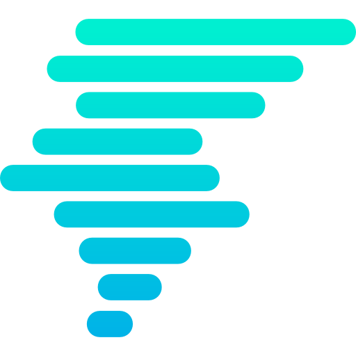 tornado Kiranshastry Gradient ikona