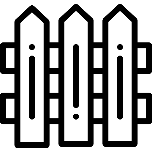 フェンス Detailed Rounded Lineal icon