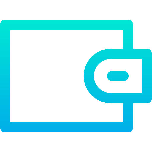 billetera Kiranshastry Gradient icono