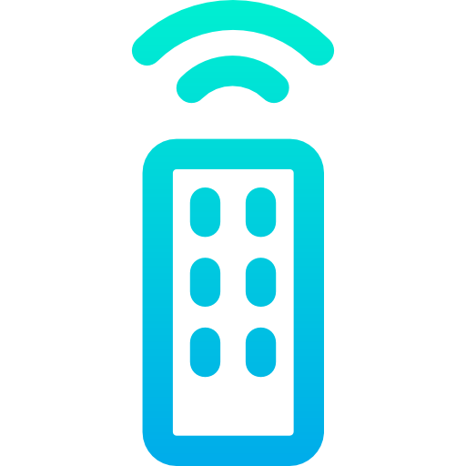 Remote control Kiranshastry Gradient icon