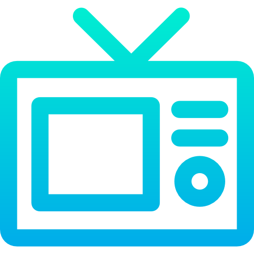 telewizja Kiranshastry Gradient ikona