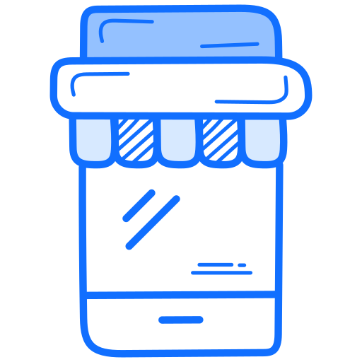 Mobile store Generic Blue icon