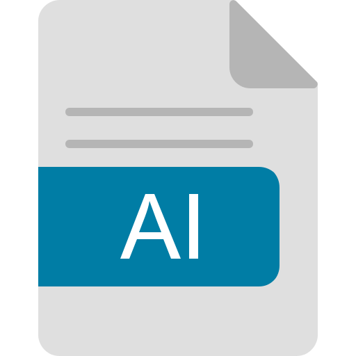 AI file format Generic Flat icon
