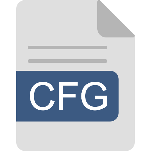 cfg-bestandsindeling Generic Flat icoon