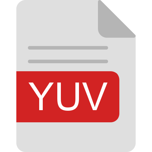 YUV file format Generic Flat icon