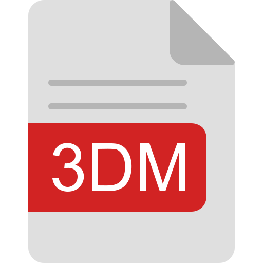 extensión de archivo 3dm Generic Flat icono