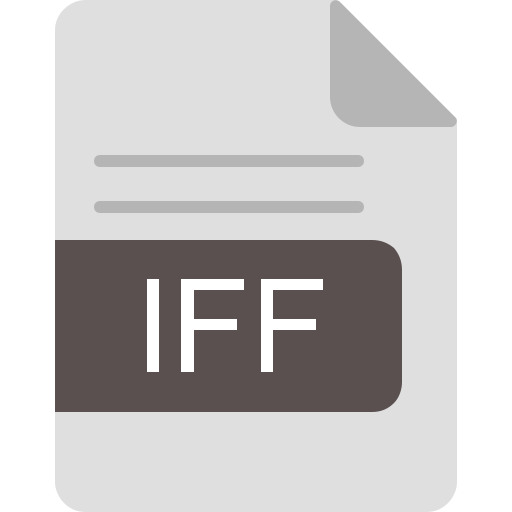 formato de archivo iff Generic Flat icono