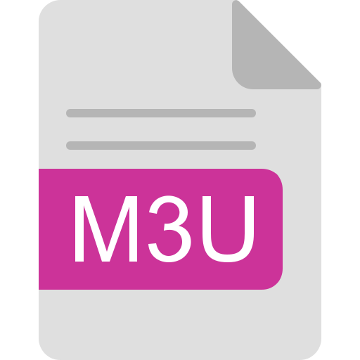 formato de archivo m3u Generic Flat icono