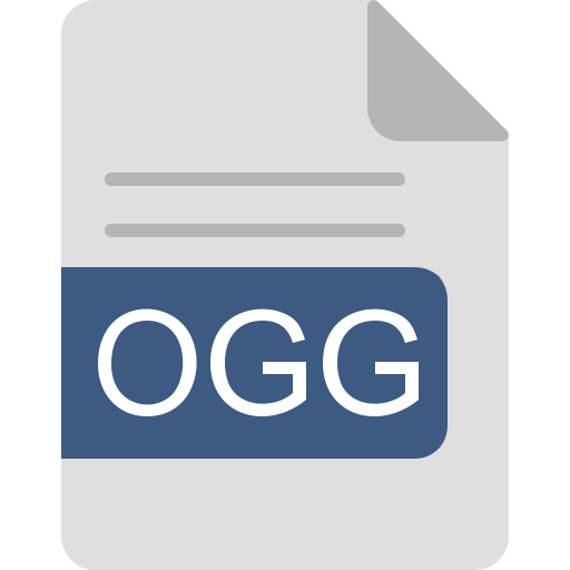 formato de archivo ogg Generic Flat icono