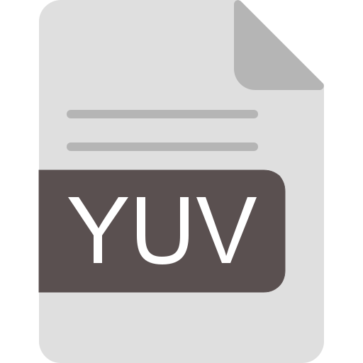 formato de archivo yuv Generic Flat icono